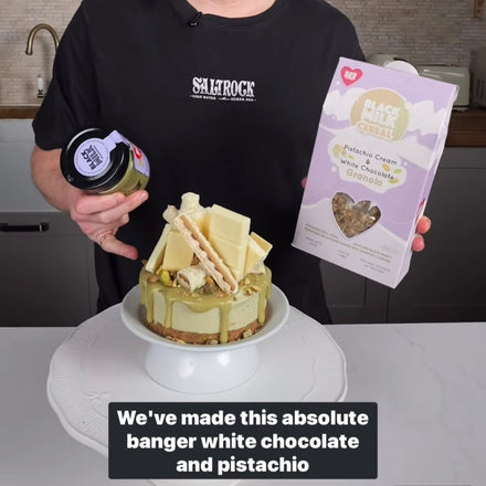 Pistachio & White Chocolate Cheesecake by Joe Moruzzi