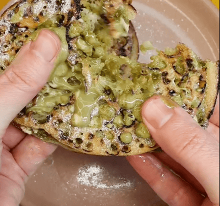Pistachio & White Choc Crumpets