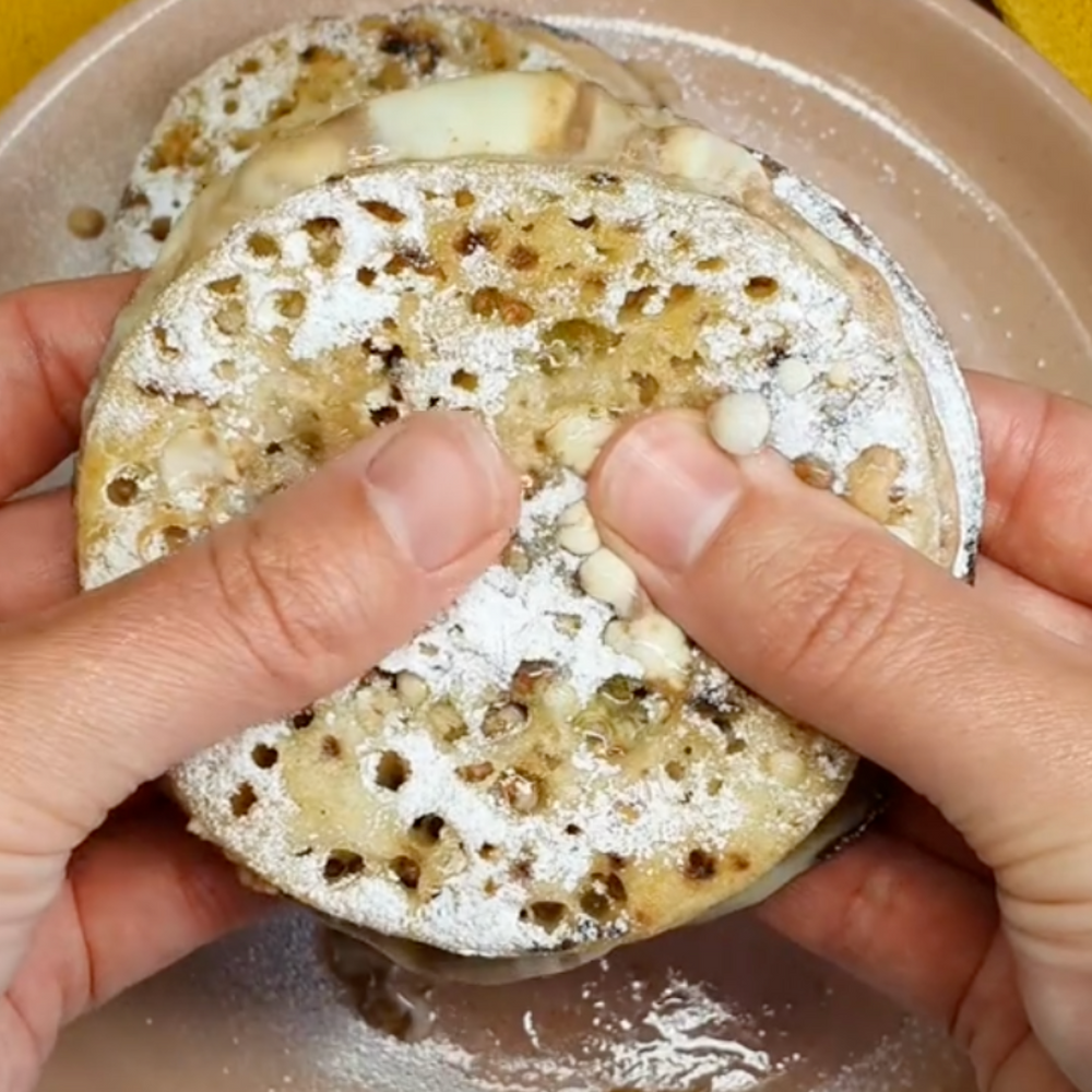 Air Fryer Kinder Crumpets