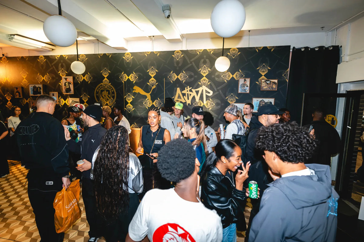 Manchester Environment Don't Be Dumb Caff Manchester | PUMA x Man City x A$AP Rocky at BLACK ...