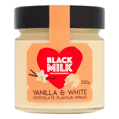 Jar of BLACK MILK Madagascan Vanilla & White Chocolate Spread 230g
