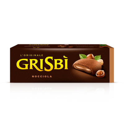 Vicenzi Grisbì Hazelnut filled biscuits, 135g