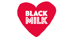Black Milk Heart Logo