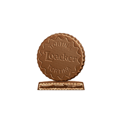 Loacker Tortina milk chocolate wafer with hazelnut cream, 21g