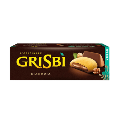 Vicenzi Grisbì Vegan Gianduia filled biscuits, 135g